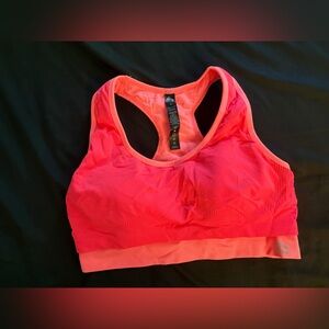 Women’s Vibrant neon RBX Pink double layer padded Sports Bra size XL NWOT